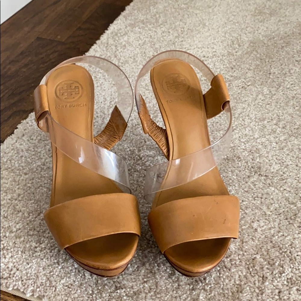 Tory Burch PVC/leather sandals